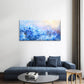 Blue Hyacinth Floral Spring Wall Art Canvas Office Home Framed 120x60cm