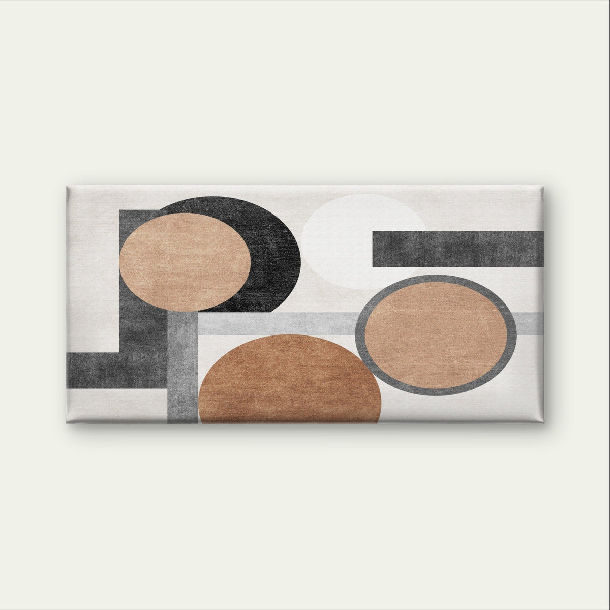 Minimalist Boho Geometric Block Wall Art Canvas Office Home Framed 120x60cm