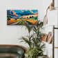 Abstract Country Road Field Sky Wall Art Canvas Office Home Framed 80x45cm