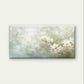 White Cherry Blossom Floral Painting Wall Art Canvas Office Home Framed 80x45cm