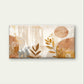 Abstract Boho Botanical Leaf Art Wall Art Canvas Office Home Framed 80x45cm