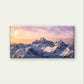 Winter Mountain Alps Sunset Scenery Wall Art Canvas Office Home Framed 120x60cm