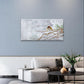 Little Sparrow Winter Wildlife Wall Art Canvas Office Home Framed 120x60cm