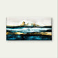 Modern Seascape Abstract Coastal Wall Art Canvas Office Home Framed 120x60cm
