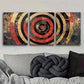 3pcs Concentric Circles Design Colorful Perfect Wall Art Set Canvas Framed 40x60cm - High Quality Print 100% Australian Made Wall Canvas Ready to Hang