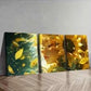 3pcs Sunflower Goddess Yellow Floral Perfect Wall Art Set Canvas Framed 40x60cm - High Quality Print 100% Australian Made Wall Canvas Ready to Hang