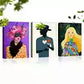 3pcs Modern Abstract Colorful Art Florals & Lady Wall Art Set Canvas Framed 40x60cm - High Quality Print 100% Australian Made Wall Canvas Ready to Hang