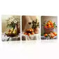 3pcs Abstract Retro Fruit Still Life Kitchen Wall Art Set Canvas Framed 40x60cm - High Quality Print 100% Australian Made Wall Canvas Ready to Hang