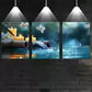 3pcs Peaceful Yoga Natural Scenery Zen Wall Art Set Canvas Framed 40x60cm - High Quality Print 100% Australian Made Wall Canvas Ready to Hang