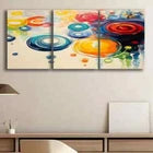 3pcs Colorful Raindrop Shine Beauty Perfect Wall Art Set Canvas Framed 40x60cm - High Quality Print 100% Australian Made Wall Canvas Ready to Hang