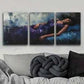 3pcs Abstract Sleeping Woman Purple Waterproof Wall Art Set Canvas Framed 40x60cm - High Quality Print 100% Australian Made Wall Canvas Ready to Hang