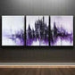 3pcs Dark Castle Purple Darkness Perfect Wall Art Set Canvas Framed 40x60cm - High Quality Print 100% Australian Made Wall Canvas Ready to Hang