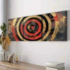 3pcs Concentric Circles Design Colorful Perfect Wall Art Set Canvas Framed 40x60cm - High Quality Print 100% Australian Made Wall Canvas Ready to Hang