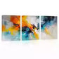 3pcs Modern Beautiful Abstract Colors Painting Wall Art Set Canvas Framed 40x60cm - High Quality Print 100% Australian Made Wall Canvas Ready to Hang