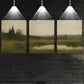 3pcs Retro Scenery with Lake & Grass Wall Art Set Canvas Framed 40x60cm - High Quality Print 100% Australian Made Wall Canvas Ready to Hang