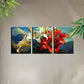 3pcs Charming Abstract Color Modern Florals Mountains Wall Art Set Canvas Framed 40x60cm - High Quality Print 100% Australian Made Wall Canvas Ready to Hang
