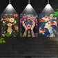 3pcs Bright Colorful Abstract Woman Florals Wall Art Set Canvas Framed 40x60cm - High Quality Print 100% Australian Made Wall Canvas Ready to Hang