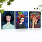 3pcs Modern Abstract Prints of an Elegant Woman Wall Art Set Canvas Framed 40x60cm - High Quality Print 100% Australian Made Wall Canvas Ready to Hang