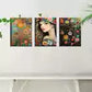 3pcs Charming Fashion Abstract Women with Floral Wall Art Set Canvas Framed 40x60cm - High Quality Print 100% Australian Made Wall Canvas Ready to Hang