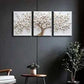 3pcs Green and White Shaded Circles Perfect Wall Art Set Canvas Framed 40x60cm - High Quality Print 100% Australian Made Wall Canvas Ready to Hang