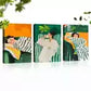 3pcs Beautiful Colorful Women's Rest Painting Wall Art Set Canvas Framed 40x60cm - High Quality Print 100% Australian Made Wall Canvas Ready to Hang