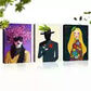 3pcs Charming Modern Abstract Colorful Art Wall Art Set Canvas Framed 40x60cm - High Quality Print 100% Australian Made Wall Canvas Ready to Hang