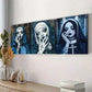 3pcs Gothic Nun Black Lipstick Design Perfect Wall Art Set Canvas Framed 40x60cm - High Quality Print 100% Australian Made Wall Canvas Ready to Hang