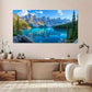 Forest Mountain with Lake wall canvas office home room framed 120x60cm