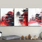 3pcs Chinese architecture Wall Art Set Canvas Framed 40x60cm - High Quality Print 100% Australian Made Wall Canvas Ready to Hang