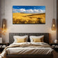 Autumn Grassland Suitable Wall Art Canvas Office Home Room Framed 80x45cm