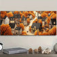 3pcs Autumn Fairy Tale Town, Metal Print Ready to Hang Art