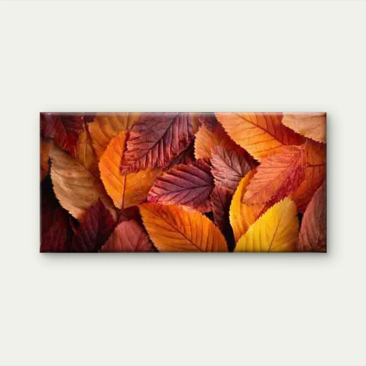 Featuring Autumn Leaves Wall Art Canvas Office Home Room Framed 80x45cm