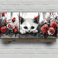 3pcs White Cats Stunning Black Eyes Metal Print Ready to Hang Art