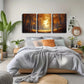 3pcs Autumn Woods And Sunshine  Wall Art Set Canvas Framed 40x60cm - High Quality Print 100% Australian Made Wall Canvas Ready to Hang