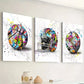 3pcs minimalist basketball, football sports Wall Art Set Canvas Framed 40x60cm - High Quality Print 100% Australian Made Wall Canvas Ready to Hang
