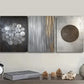 3pcs  Art Deco Classic Modern Style, Metal Print Ready to Hang Art