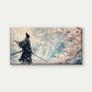 Japanese Samurai Warrior Wall Art Canvas Office Home Room Framed 120x60cm