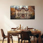 Castle Landscape Autumn Décor Wall Art Canvas Office Home Room Framed 120x60cm