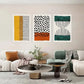 3pcs Funny Creative Decorative Paintings Metal Print Ready to Hang Art