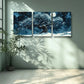 3pcs The cold tree Old Wall Art Set Canvas Framed 40x60cm -High Quality Print 100% Australian Made Wall Canvas Ready to Hang