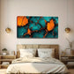 Vibrant Rock Crack Texture Wall Art Canvas Office Home Room Framed 120x60cm
