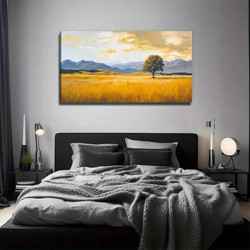 Modern Bohemian Deco Pattern Wall Art Canvas Office Home Room Framed 120x60cm