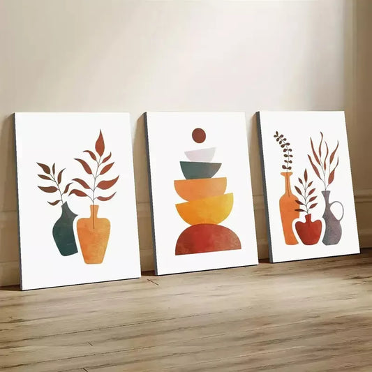 3pcs Modern Elegant Aesthetic Kitchen Wall Art Set Canvas Framed 40x60cm - High Quality Print 100% Australian Made Wall Canvas Ready to Hang