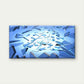 Broken Glass Texture Wall Art Canvas Office Home Room Framed 120x60cm