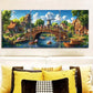 3pcs  Whimsical Animals Canvas  Wall Art Set Canvas Framed 40x60cm - High Quality Print 100% Australian Made Wall Canvas Ready to Hang