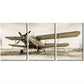 3pcs Vintage Aircraft Carrier  Metal Print Ready to Hang Art