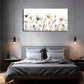Vibrant White Daisies Flowers Wall Art Canvas Office Home Room Framed 120x60cm