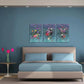 3pcs  Medical Paintings Stethoscope Snake Wing  Metal Print Ready to Hang Art