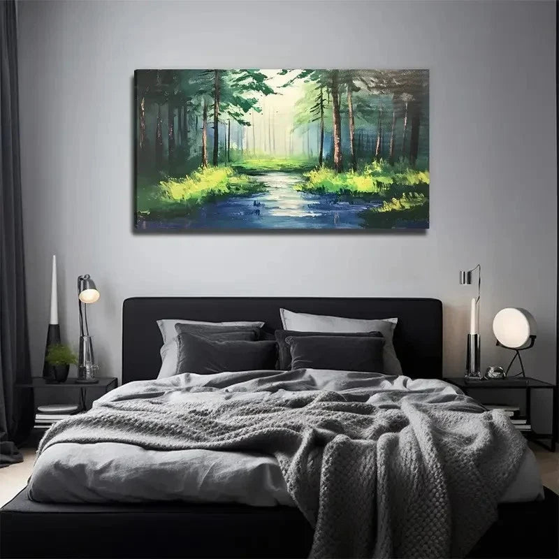 Jungle Creek Perfect Wall Art Canvas Office Home Room Framed 80x45cm