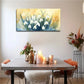 White Snowdrops Blooming Wall Art Canvas Office Home Room Framed 120x60cm
